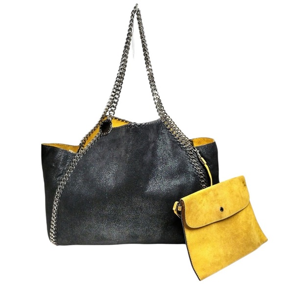 Stella McCartney Tote Black and Gold Reversible - Picture 1 of 6